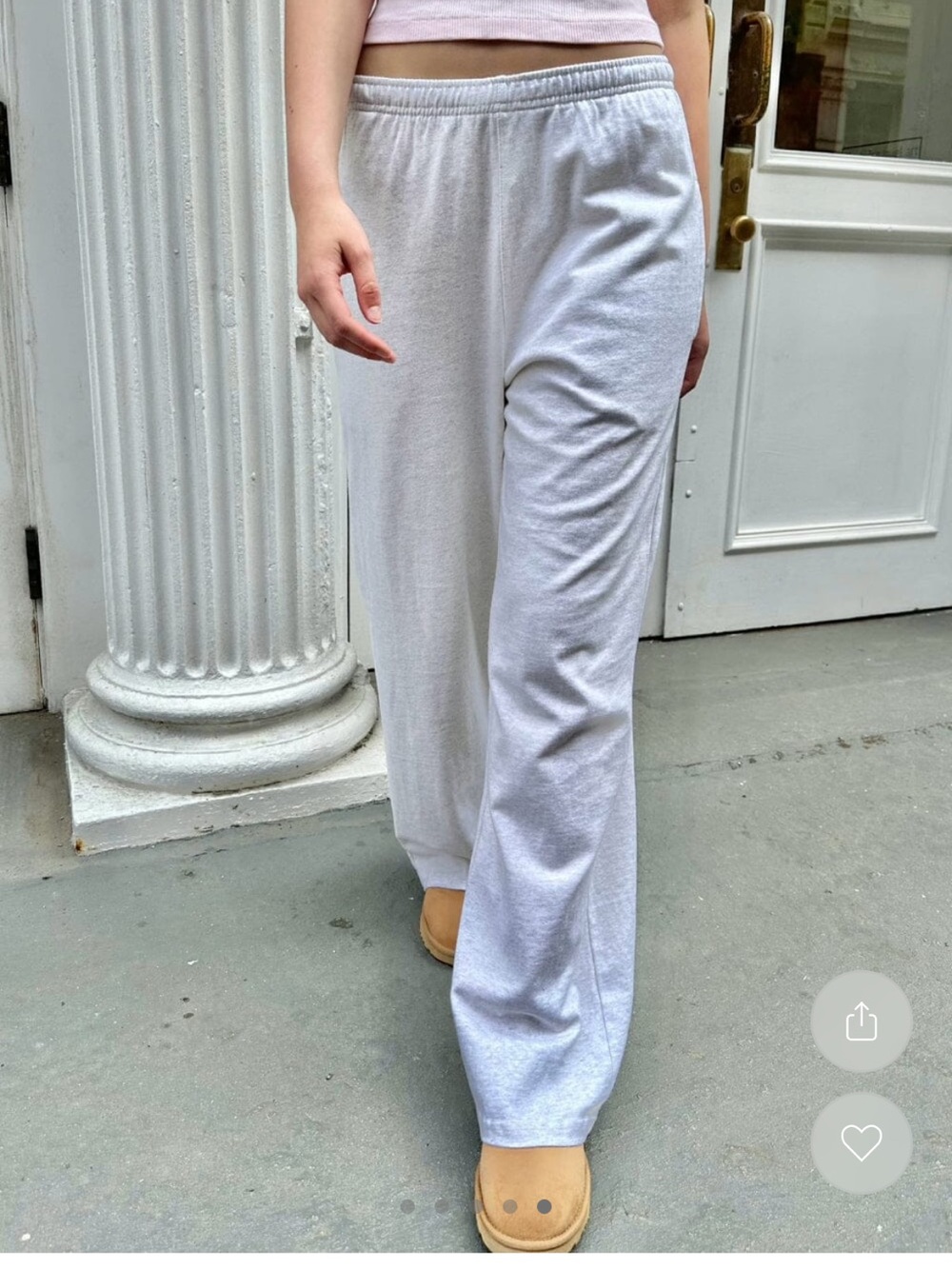 Brandy Melville Anastasia Tie Sweatpants